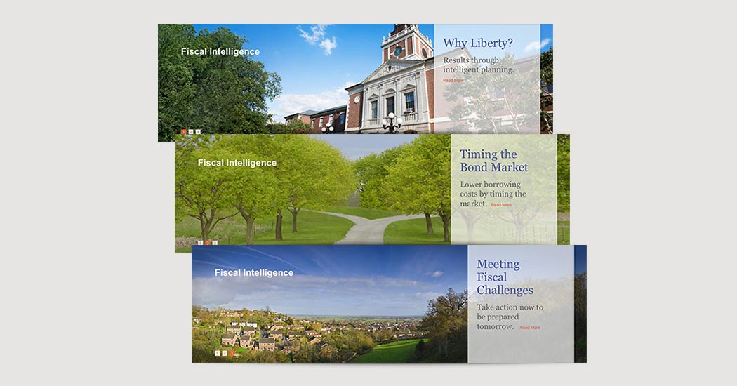 Liberty Municipal Website slides