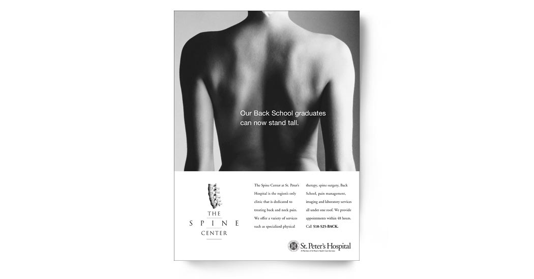 The Spine Center Ad Campaign 2 - Back