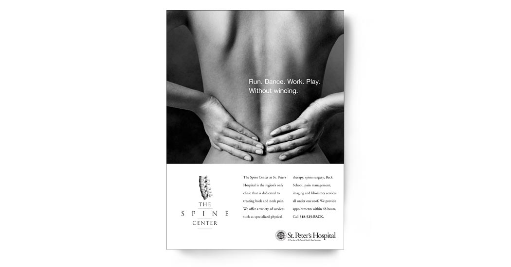 The Spine Center Ad Campaign 2 - Back Pain